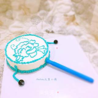 #柏翠大赛# [blue and White Porcelain Rattle] Hand-painted Mousse Cake recipe