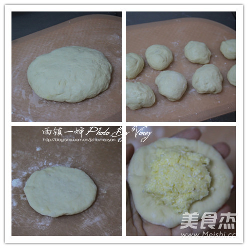 Coconut Flower Roll Bun recipe