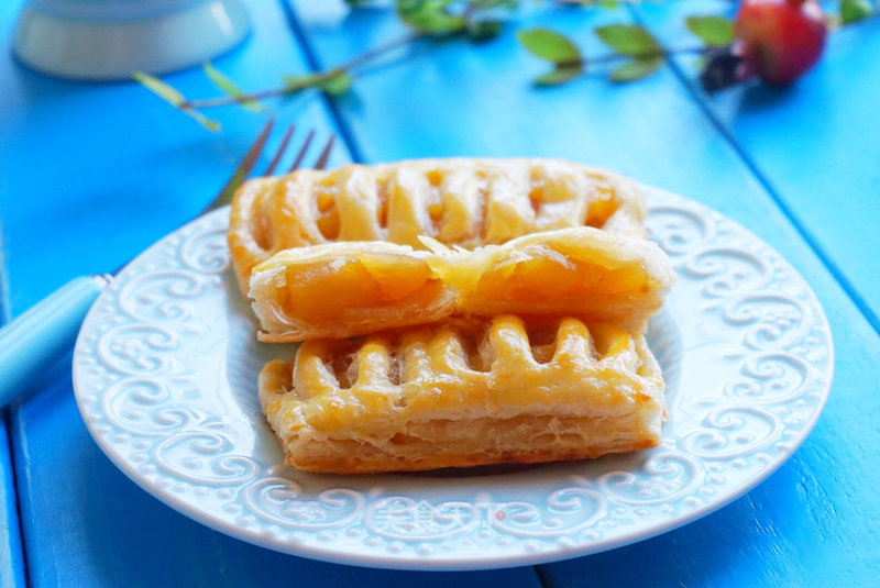 #aca烤明星大赛#novice Version of Caramel Apple Pie recipe