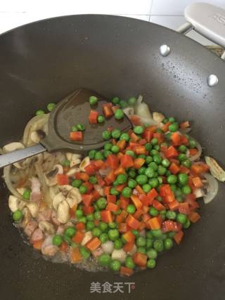 Baked Rice with Mixed Vegetables recipe