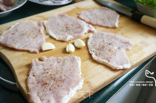 Porotti Bean Pan-fried Pork Chop recipe