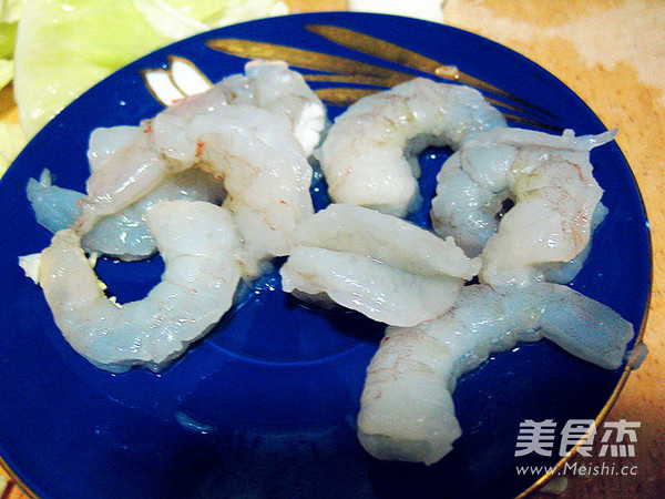 Cabbage Shrimp recipe
