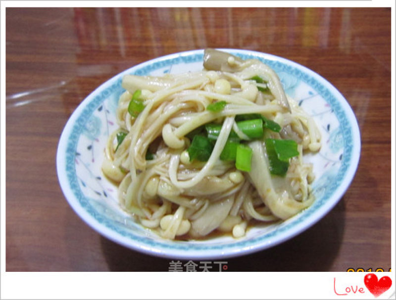 Enoki Mushrooms in Cold Salad【refreshing Cold Dishes】 recipe