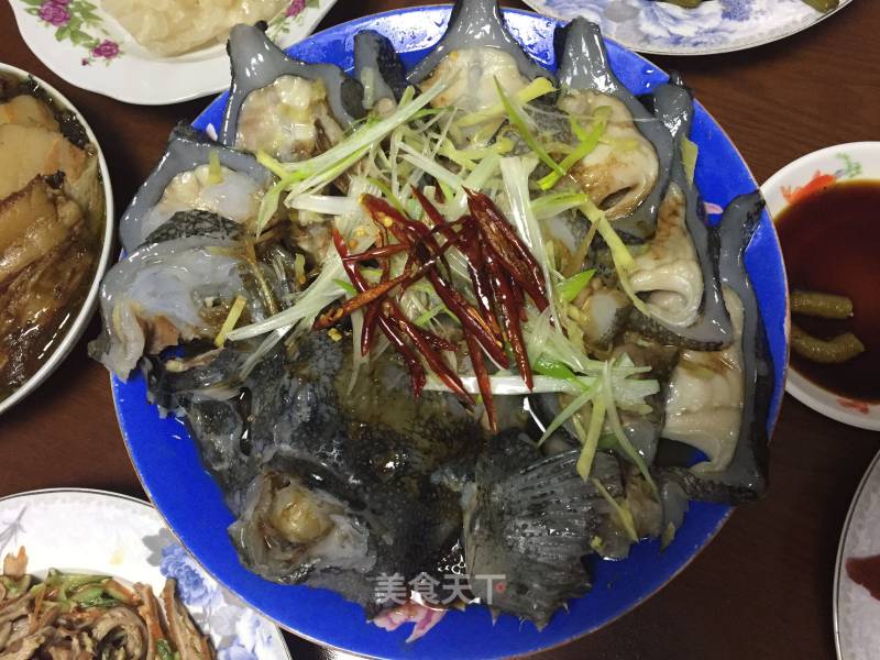 Steamed Sea Cucumber Fish recipe