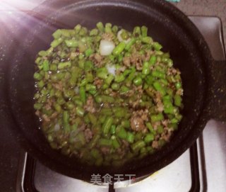 Sprouts with Minced Meat and Cowpea recipe