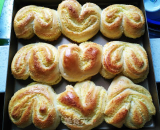 Heart Shaped Coconut Bread recipe