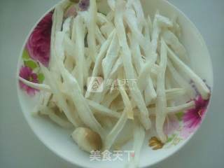 Shredded King Pleurotus in Oyster Sauce recipe