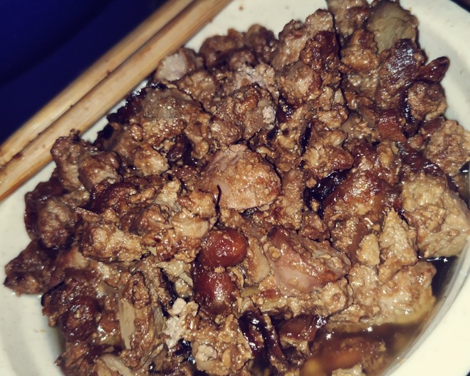 An Artifact of Noodles/rice Meal! Secret Crispy Duck Liver Sauce with Onion recipe