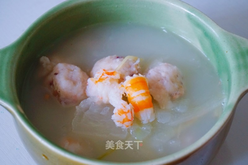 Seafood Winter Melon Soup recipe