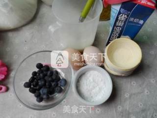 #aca烤明星大赛#blueberry Egg Tart recipe