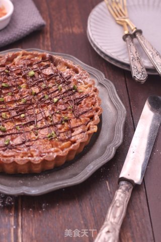 Caramel Almond Chocolate Pie recipe