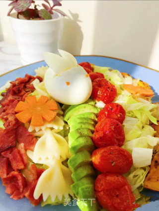 Egg Bunny Garden Salad recipe