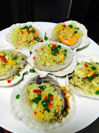 Steamed Scallops with Garlic Vermicelli recipe