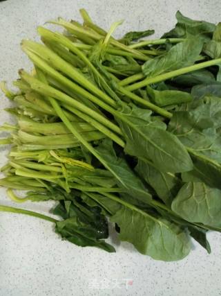 Vegetarian Stir-fried Spinach recipe