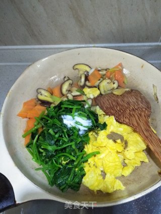 Mushroom Spinach recipe
