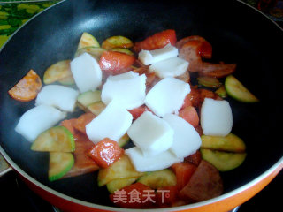 Fried Rice Cake recipe