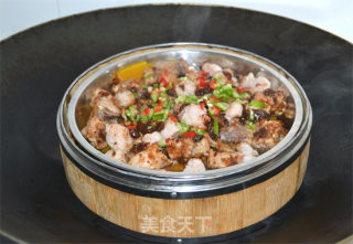 Yangjiang Steamed Pork Ribs and Meatballs with Black Bean Sauce recipe