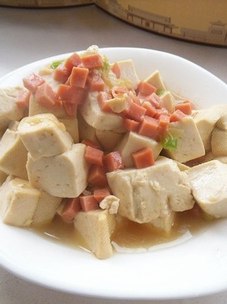 Braised Tofu with Oyster Sauce recipe