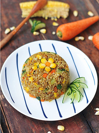 Colorful Curry Fried Rice