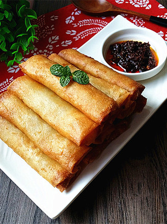 Golden Manliang-chinese Leek and Pork Spring Rolls recipe