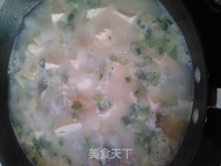 Shopping Fish Tofu Soup recipe