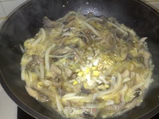 [plain Happiness] Stewed Mushrooms with Cabbage recipe