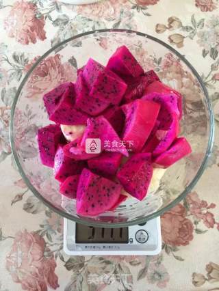 Red Dragon Fruit Banana Fresh Enzyme recipe