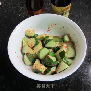 Cucumber in Oyster Sauce recipe