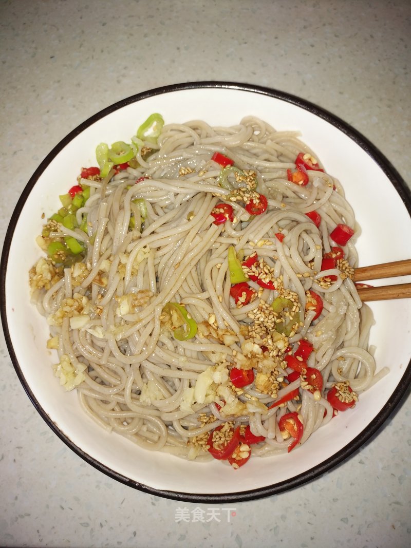 Sour and Spicy Soba Cold Noodles