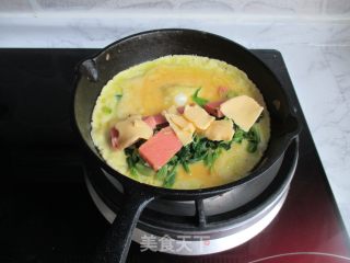 Spinach Cheese Omelette recipe