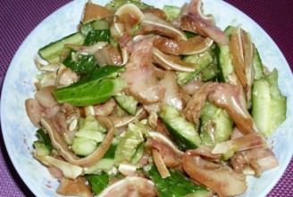 Cucumber and Pig Ears recipe