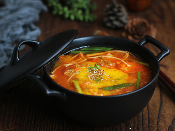 Korean Hot and Sour Tofu Soup recipe