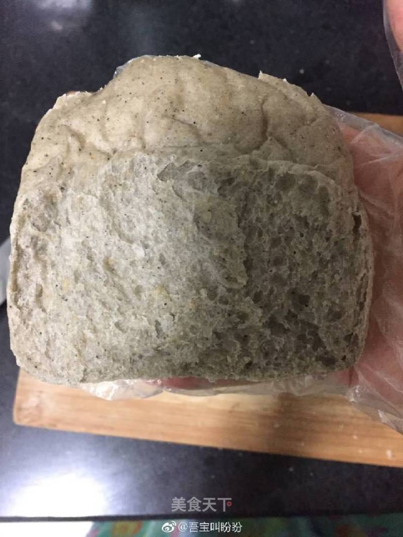Whole Wheat Black Sesame Toast (salty Toast without Rubbing The Hand Mask) recipe