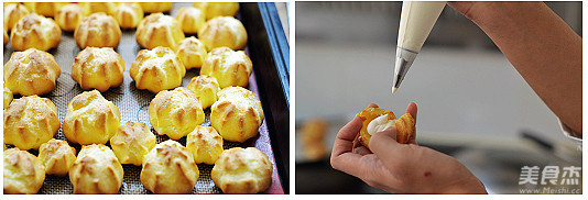 Fruit Cream Puffs recipe