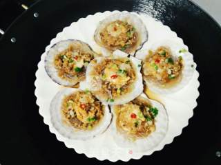 Steamed Scallops with Garlic Vermicelli recipe
