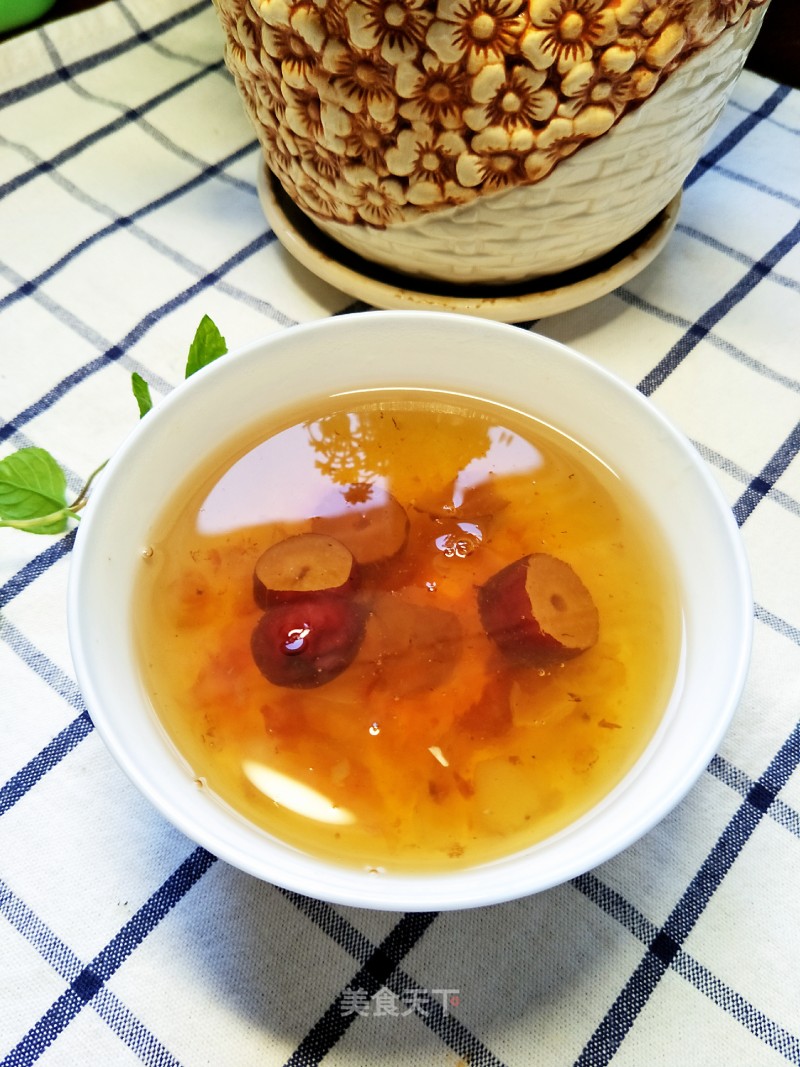 Red Dates, Peach Gum, Snow Swallow and Saponin Rice recipe