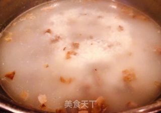 #快手饭#pig's Head Meat, Leek and Carrot Porridge recipe