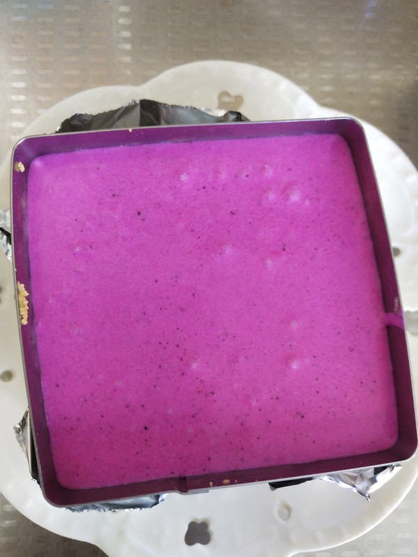 Dragon Fruit Mousse Cake recipe