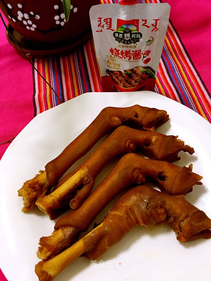 Braised Lamb's Feet-barbecued Semi-finished Products recipe