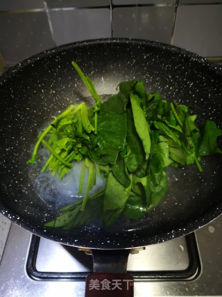 Spinach Vermicelli Soup-#最爱下饭菜# recipe