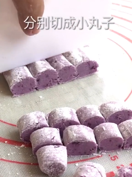 Handmade Colored Taro Balls recipe