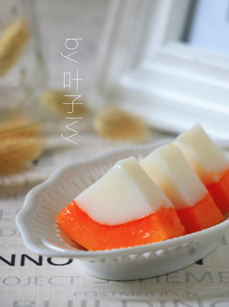 Papaya Coconut Milk Jelly recipe