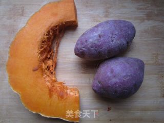 Pumpkin Purple Sweet Potato Toast recipe