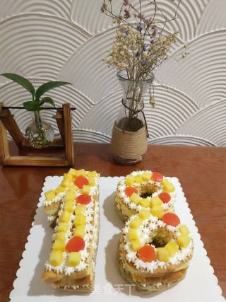 Number Birthday Cake recipe