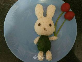 #trust之美#the Little Rabbit Obediently Children's Meal recipe