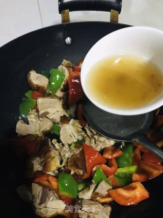 Roast Duck with Stir-fried Peppers recipe