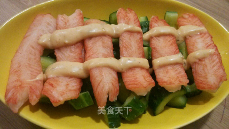Japanese Crab Stick Thousand Island Salad recipe