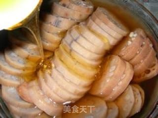 Honey Juice Blueberry Lotus Root recipe