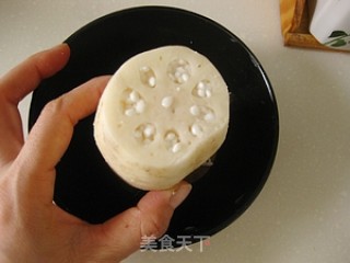 Woman's Beauty Snack---glutinous Rice and Lotus Root recipe