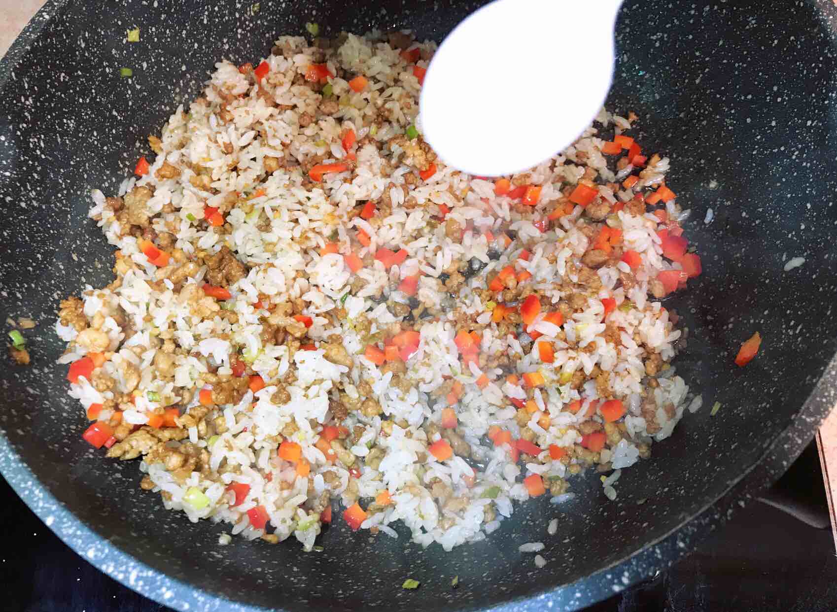 Sophora Pork Fried Rice recipe